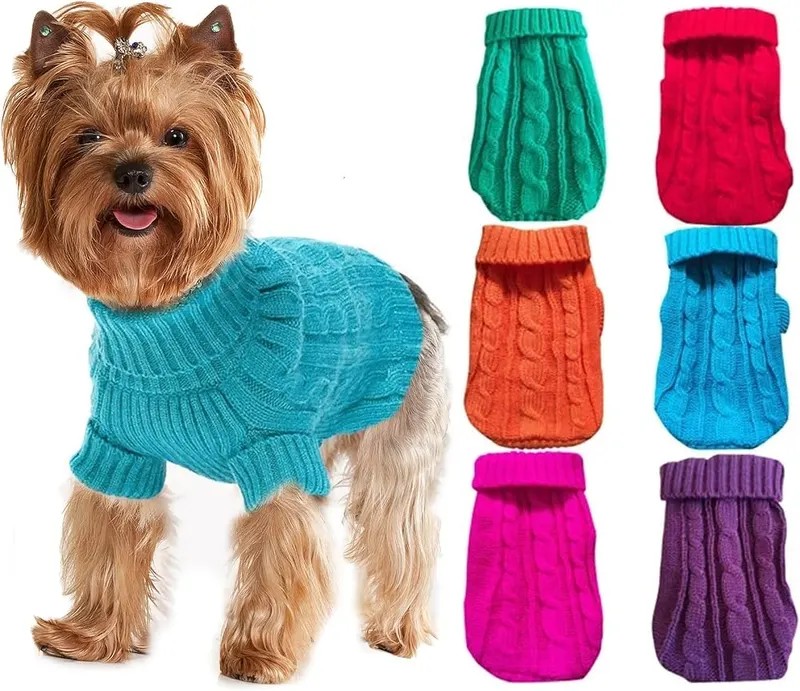 JUOMIIEL Dog Sweaters – This dog sweater is a pullover that you