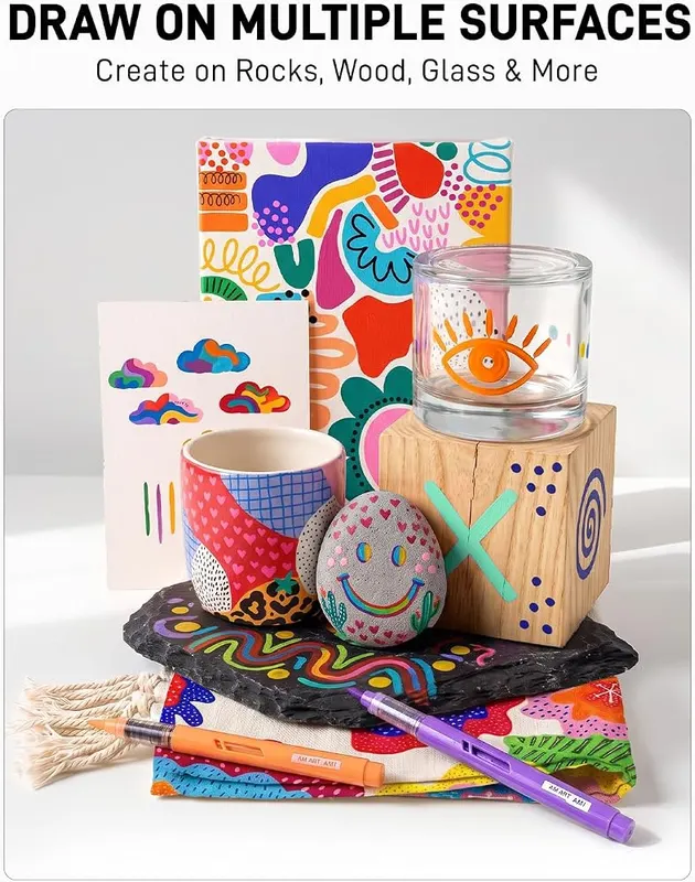 JusArt Acrylic Paint Markers – 43% off with promo code