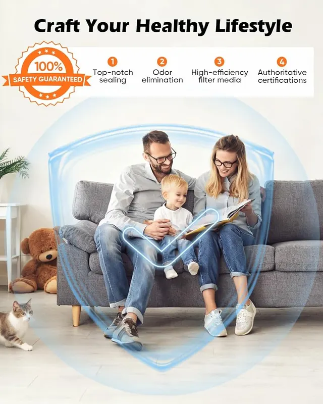 JVO Pet Hair Air Purifier – Dual carry handles