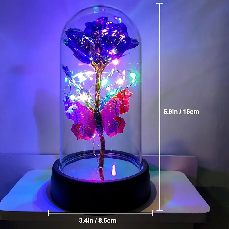 JZILU Glass Flower – product photo 7 of 7