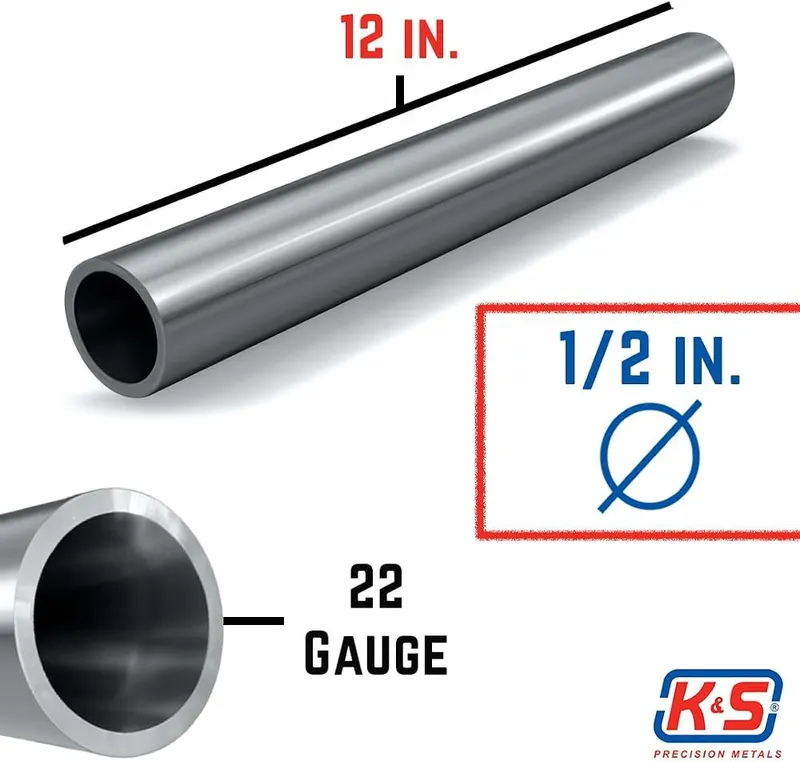 K & S Precision Metals K&S 87123 Round Stainless – product photo 3 of 4