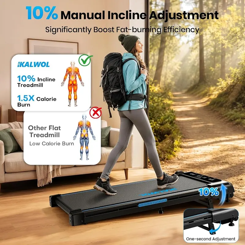 KALWOL Walking Pad with Incline 2.75HP – product photo 2 of 9
