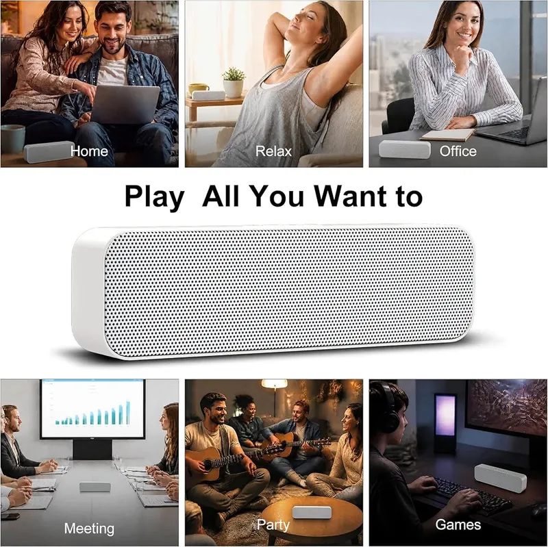KASOHQEE Computer Speakers 5.3/3.5mm – USB powered plug and play
