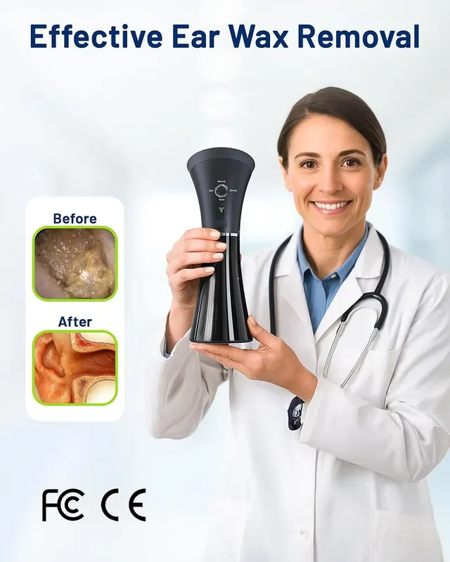 KAUGIC Ear Wax Removal – Self-collecting electric flush design