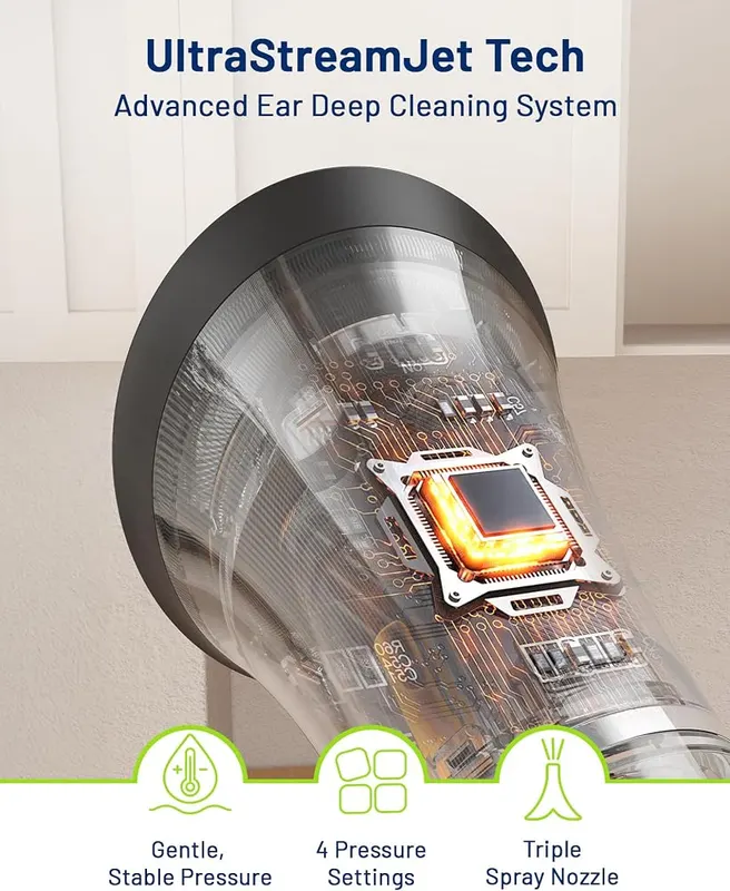 KAUGIC Ear Wax Removal – Showerproof IPX7 rating