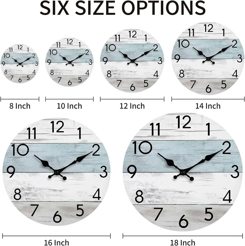 KECYET 10 Inch Wall Clock – 2、[Easy to Read] -- Designed with big numerals