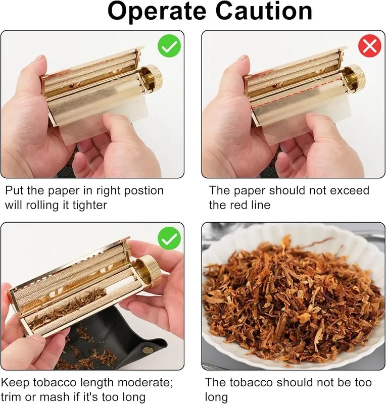 KETAN Cigarette Rolling Machine Kit – Compact portable travel size