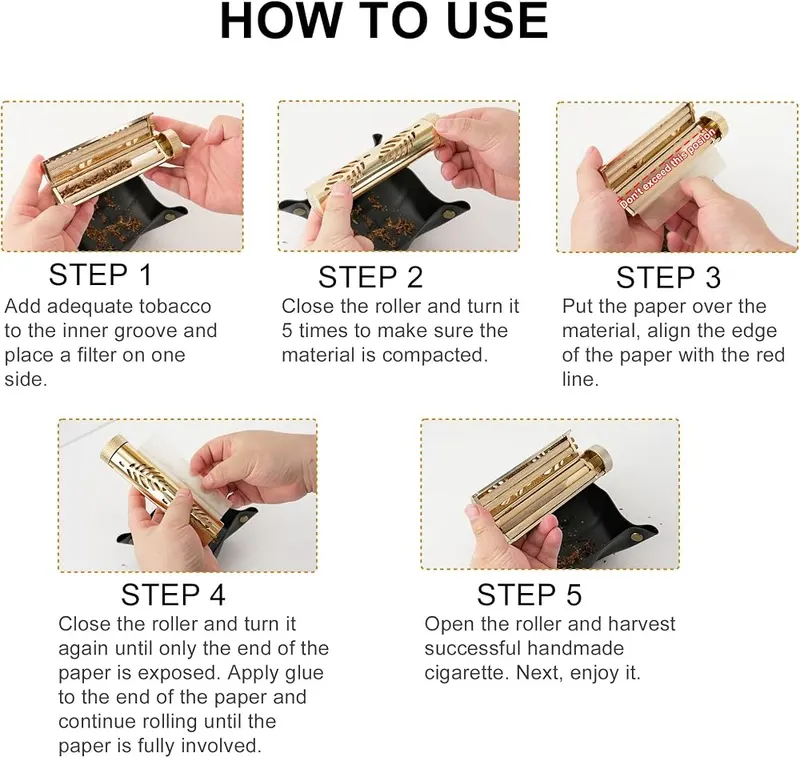 KETAN Cigarette Rolling Machine Kit – Complete kit with rolling accessories