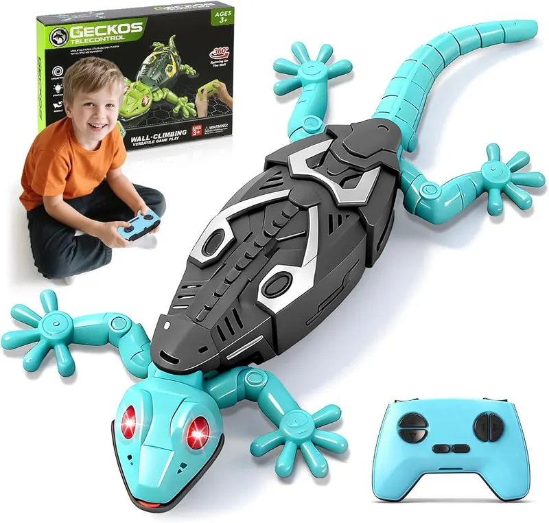 KETIEE RC Wall Crawler Gecko in Grey Blue