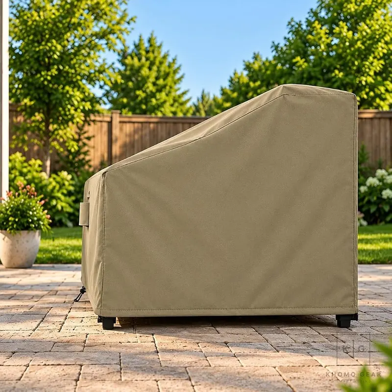 KHOMO GEAR Outdoor Couch Cover Waterproof 3-Seater – Built-in Air Vents