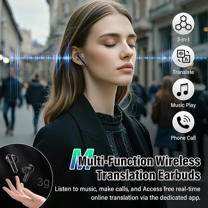 Kicoeon Wireless Earbuds – Smart Touch Control & Wide Compatibility
