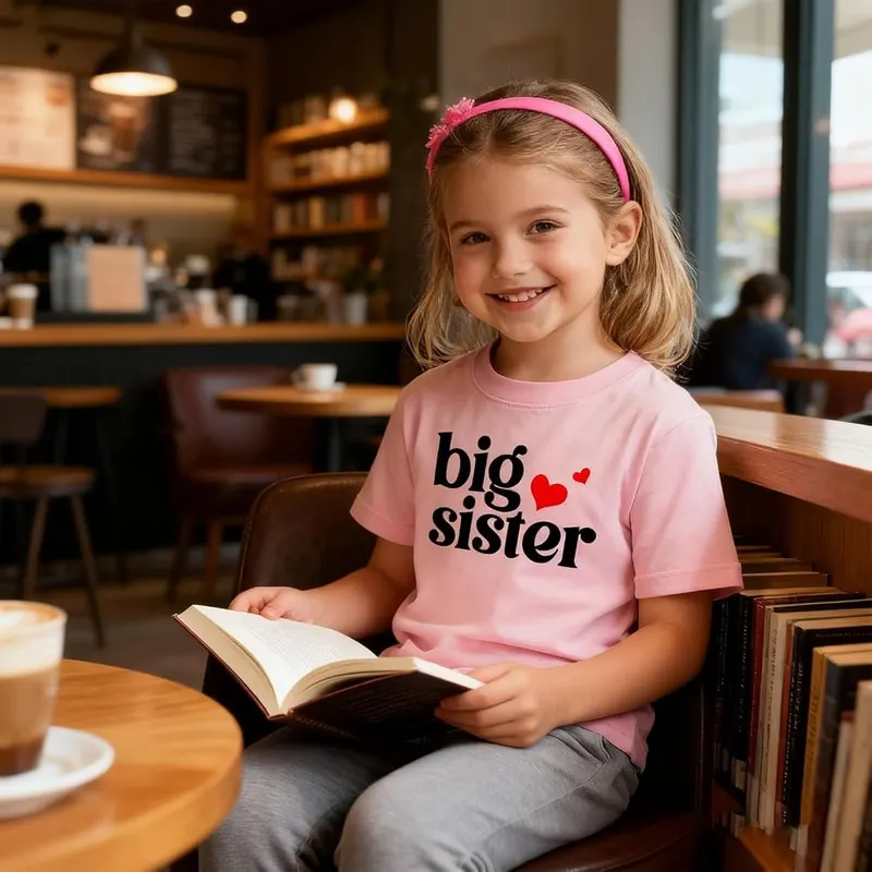 KiMiBabyBear Big Sister Shirt – product photo 2 of 7