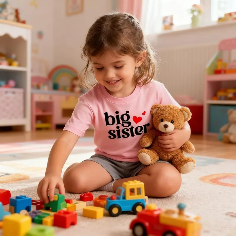 KiMiBabyBear Big Sister Shirt – product photo 3 of 7