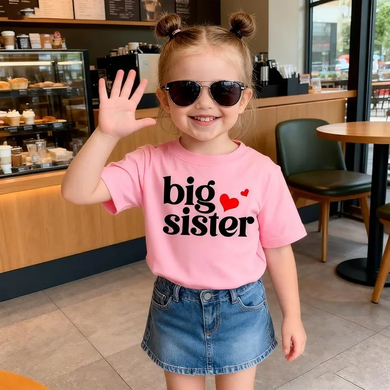 KiMiBabyBear Big Sister Shirt – product photo 5 of 7