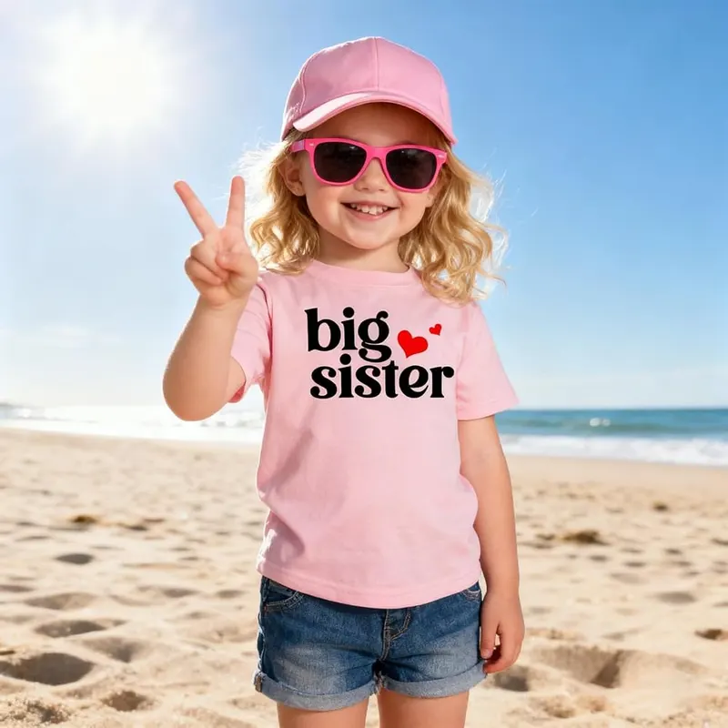 KiMiBabyBear Big Sister Shirt – product photo 6 of 7