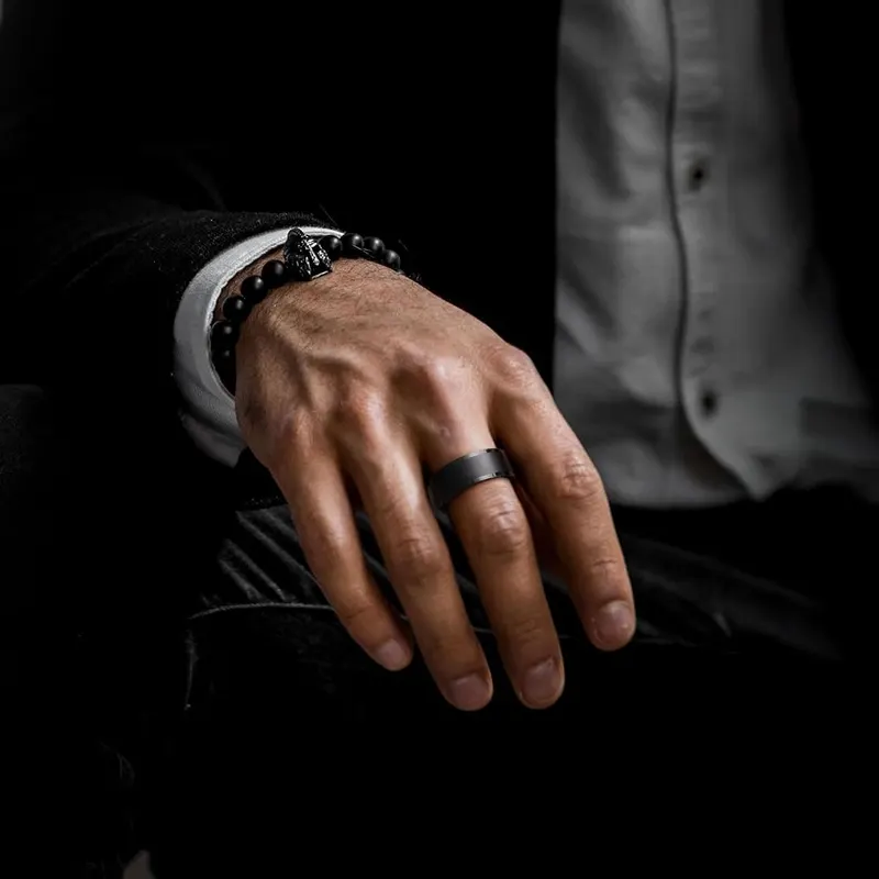 King Will Men Black Tungsten Wedding Band 10mm Size – product photo 4 of 7
