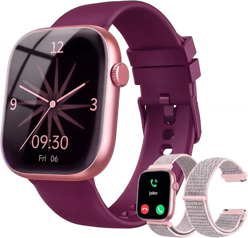 KIPTUMTEK Smart Watch for Women IP67 in Maroon