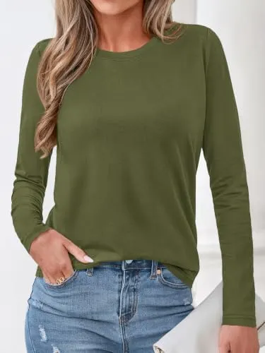 KIRUNDO Long Sleeve Shirts – Classic crew neck design