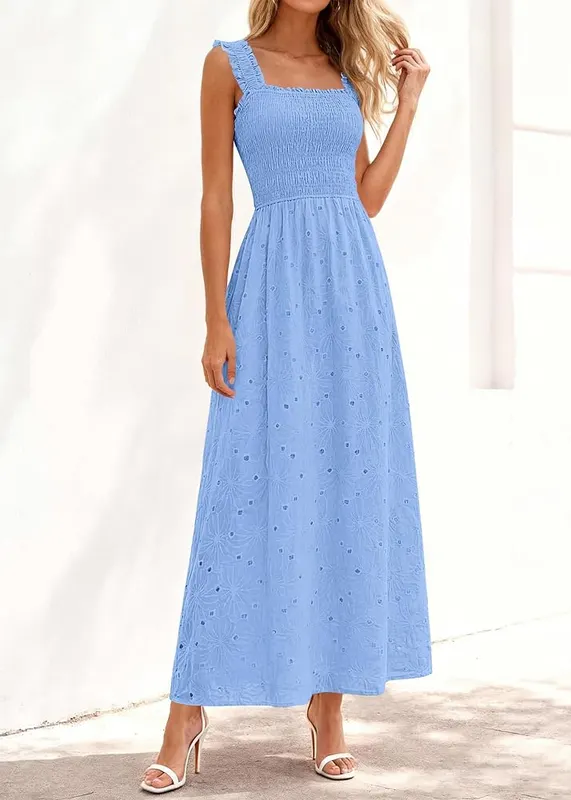 KIRUNDO Summer Lace Dress – 100% cotton with lining