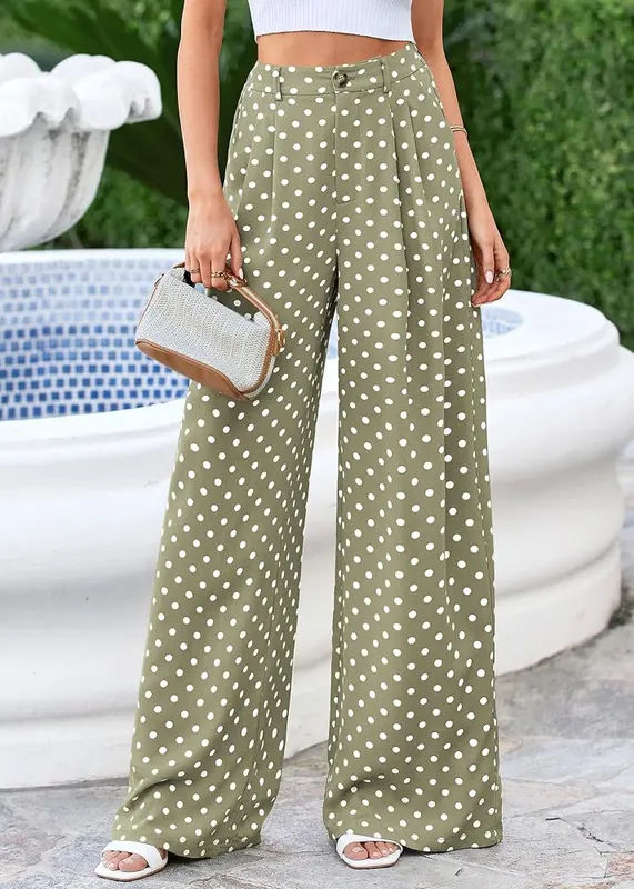KIRUNDO Wide Leg Pants – Lightweight and breathable summer fabric
