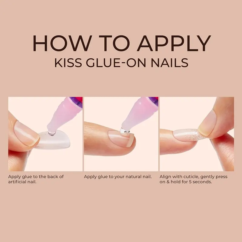 KISS Classy, Press On Nails, Nail glue – product photo 8 of 9