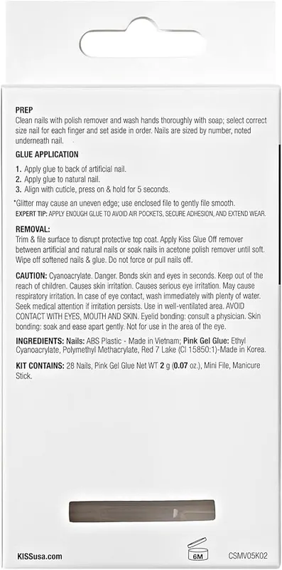 KISS Classy, Press On Nails, Nail glue – product photo 9 of 9