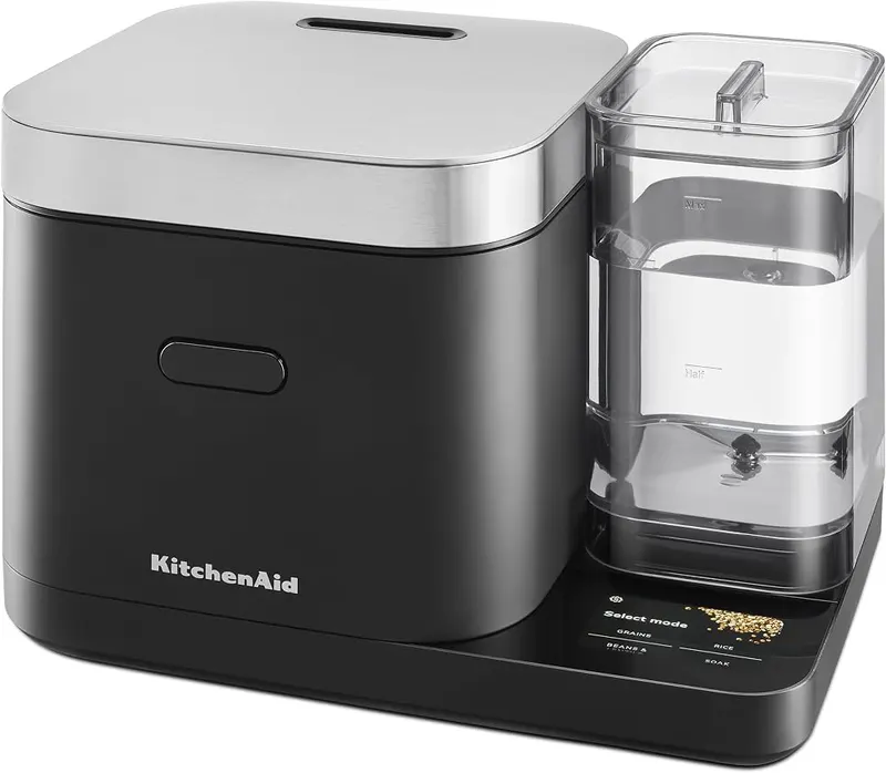 KitchenAid 8 Cup Grain and Rice Cooker in Black Matte