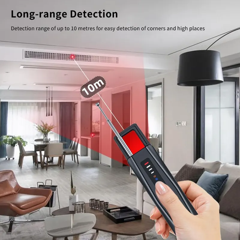 KKWXTOP 2026 Hidden Camera Detectors GPS Detector – Lightweight & Portable for Everyday Travel