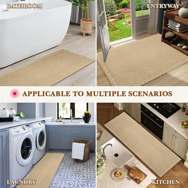 KOBIONE Waffle Bath Mat – product photo 8 of 9
