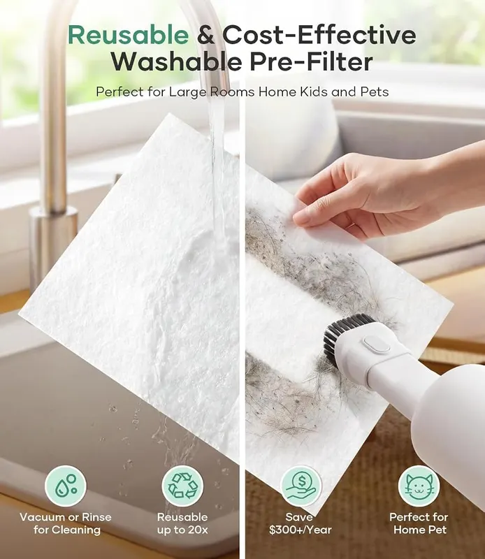 KOIOS H13 True HEPA Air Purifier – Washable pre-filter stage