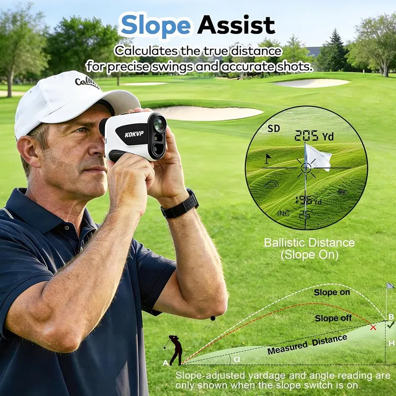 KOKVP Golf Rangefinder – Extended distance measurement up to twelve hundred yards