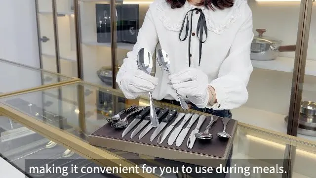 KUIHT 24-Piece Silver Silverware Set – product photo 8 of 8