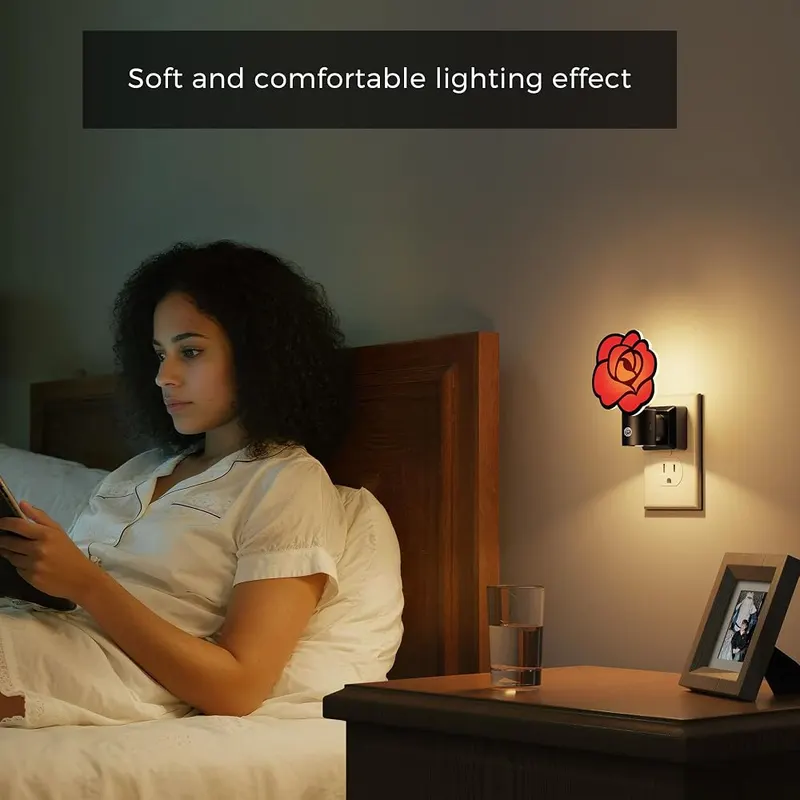 L LOHAS LED Night Lights Plug into Wall 0-100LM – Direct wall plug in installation