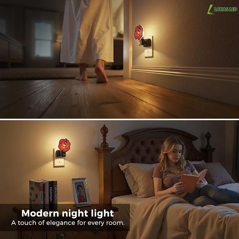L LOHAS LED Night Lights Plug into Wall 0-100LM – product photo 7 of 7