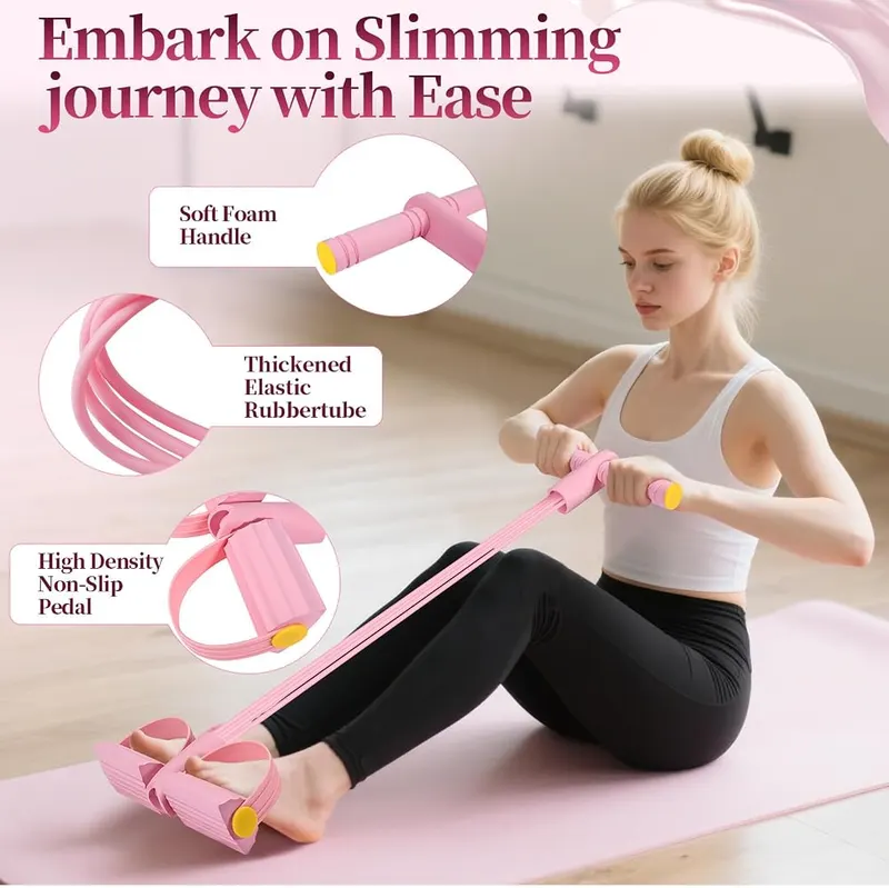 laapee Pilates Essentials Kit – Five resistance bands plus extras