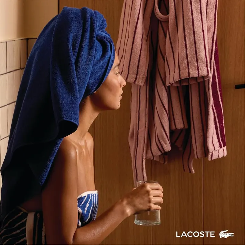 Lacoste Croc Scale 100% Cotton Bath Washcloths – product photo 9 of 9