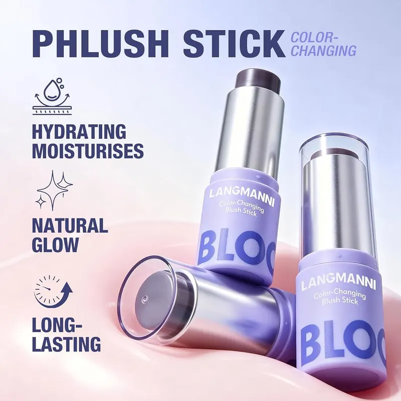 LANGMANNI Color Changing Blush Stick 3 Pack – product photo 2 of 7