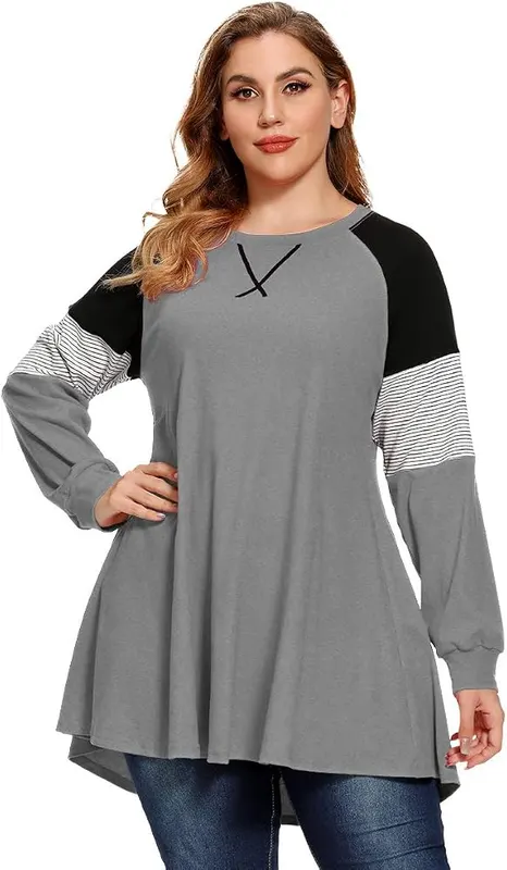 LARACE Plus Size Tops Women Pullover Sweatshirt