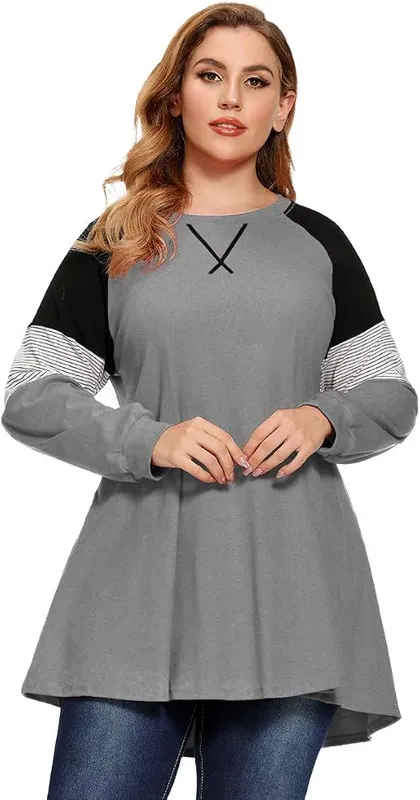 LARACE Plus Size Tops Women Pullover Sweatshirt – product photo 2 of 7