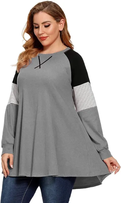 LARACE Plus Size Tops Women Pullover Sweatshirt – product photo 3 of 7