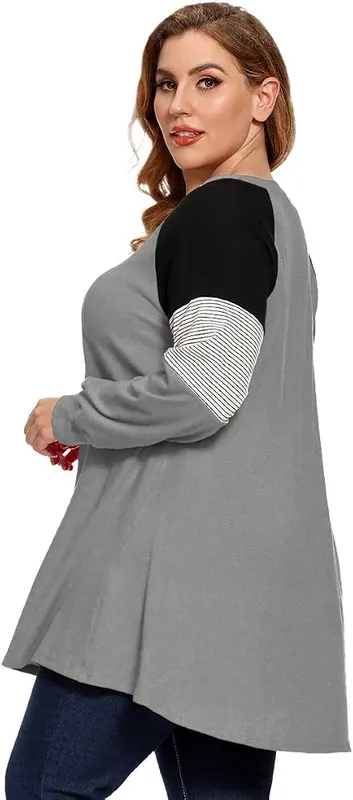 LARACE Plus Size Tops Women Pullover Sweatshirt – product photo 5 of 7