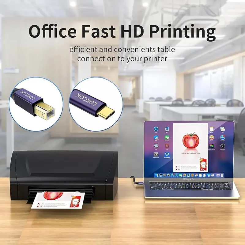 LDKCOK USB B to USB C Printer – product photo 6 of 7