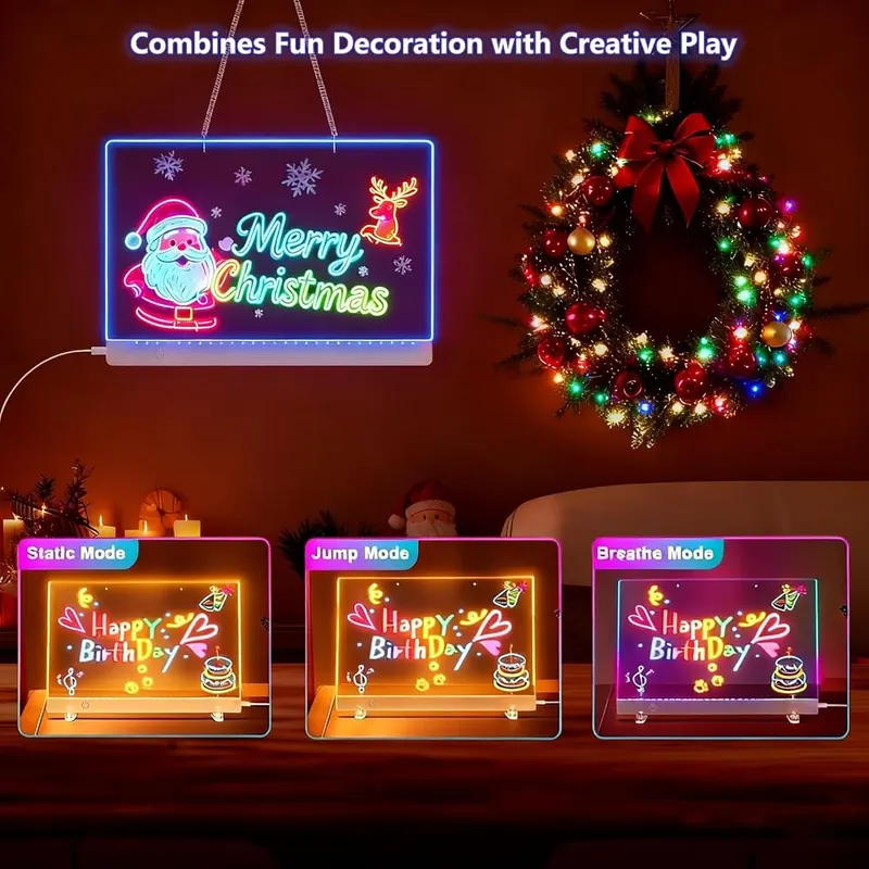LED Drawing Board – Comes with a convenient built in stand