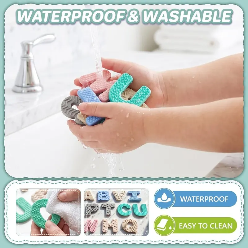 Leesgel Silicon Alphabet Magnets – Ultimate Gift Idea:​ This early educational learning set