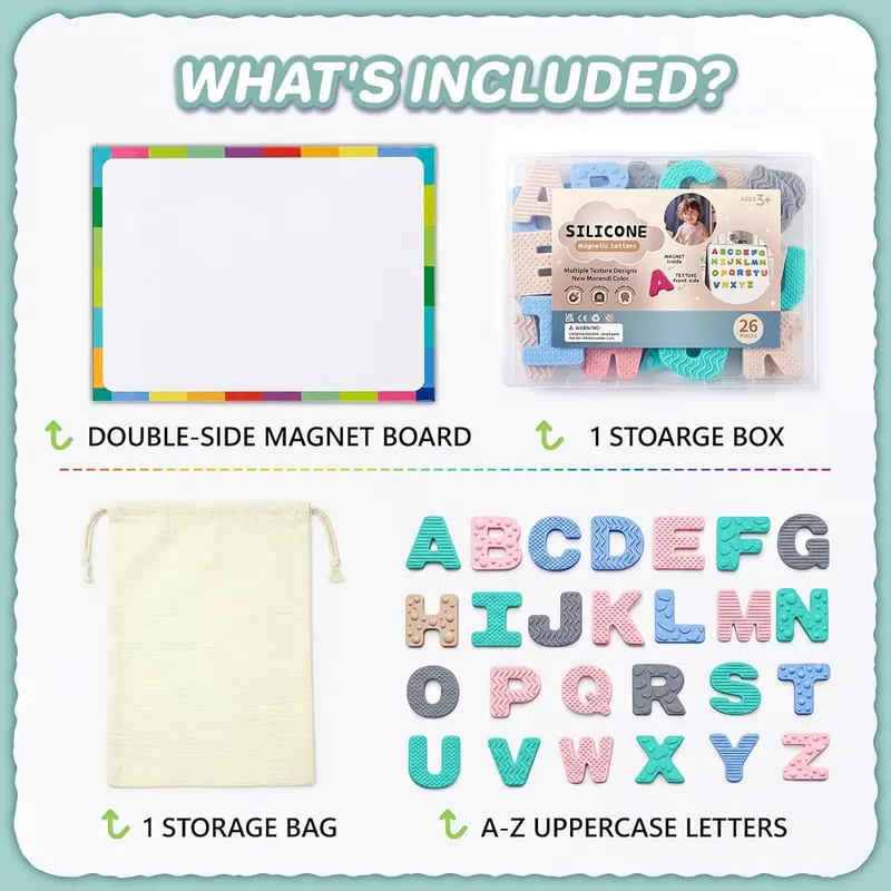 Leesgel Silicon Alphabet Magnets – product photo 7 of 8