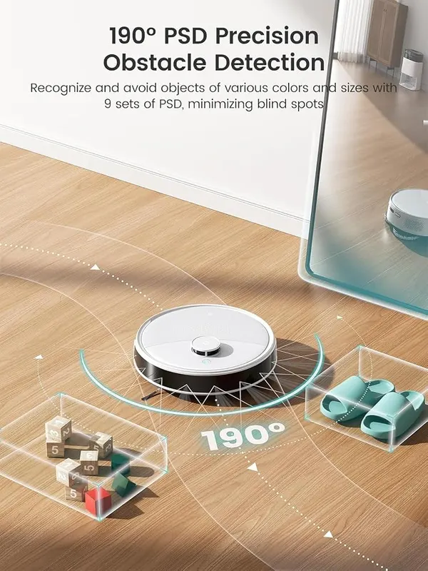 Lefant Robot Vacuum and Mop M3 – LiDAR maps for up to three levels
