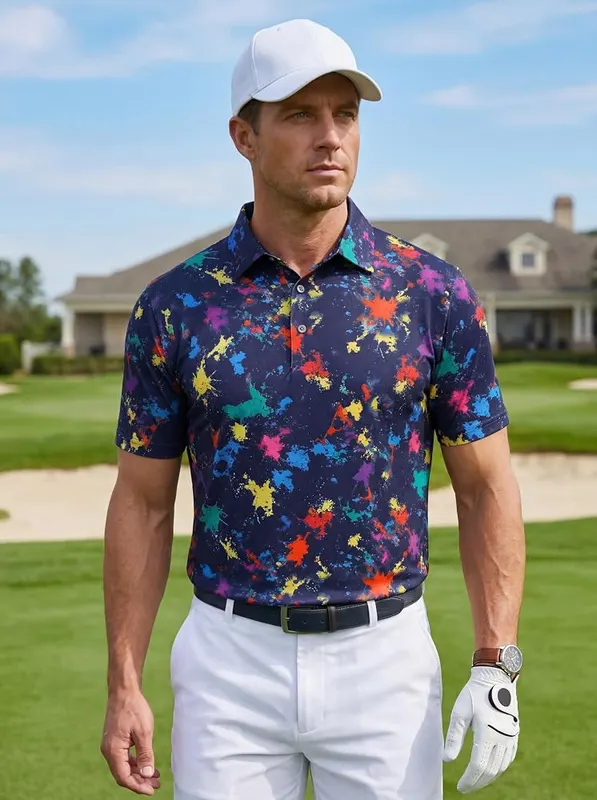 Lenygose Golf Shirts 4-Way – Dry Fit Material