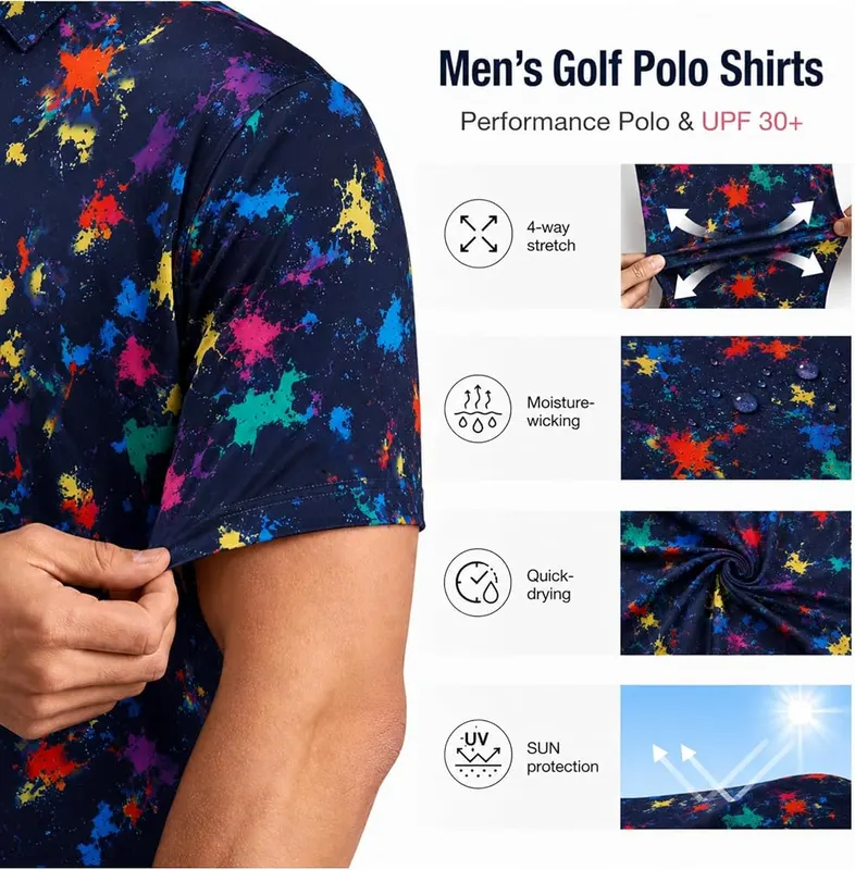 Lenygose Golf Shirts 4-Way – For Sports, Work & Weekends