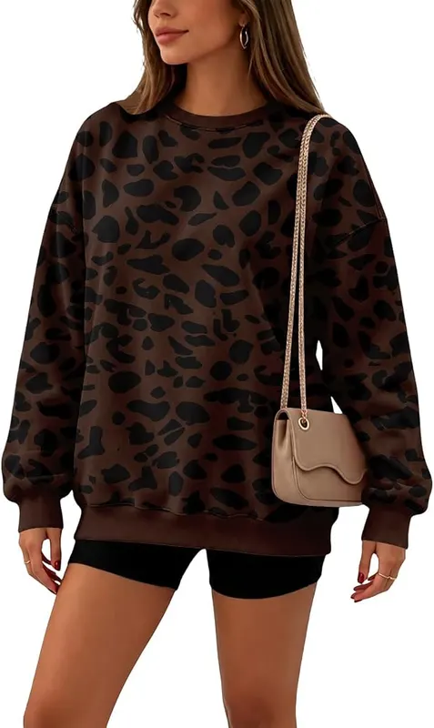 Leopard Print Sweatshirt – product photo 2 of 5