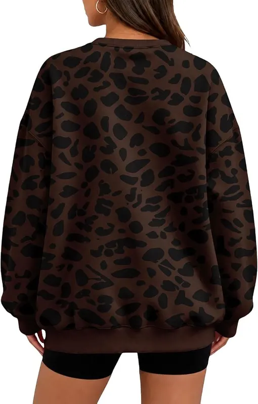 Leopard Print Sweatshirt – product photo 3 of 5